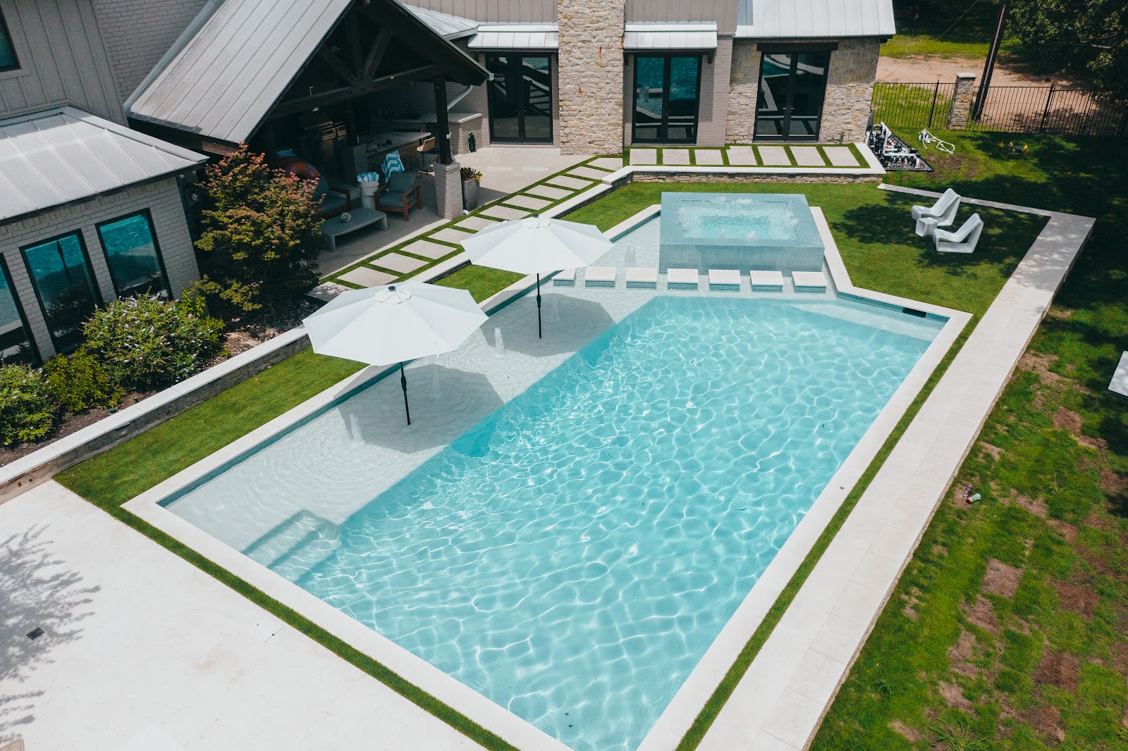 Modern Resort Pool in Merkel